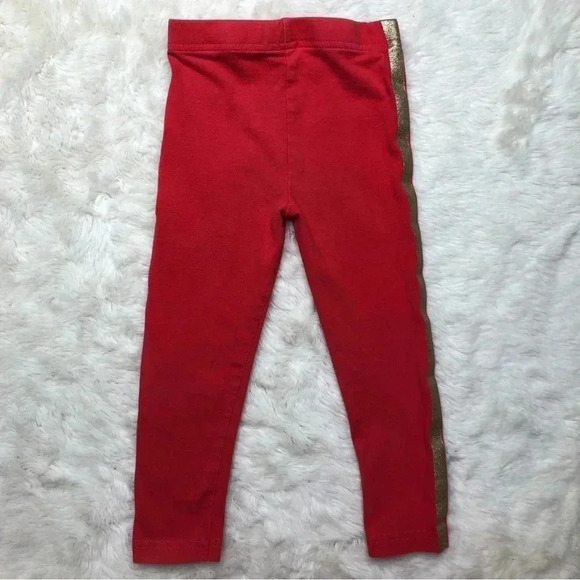Carter’s Sweatpants Orange-ish  Red Shiny Gold Size 3T - Picture 13 of 16